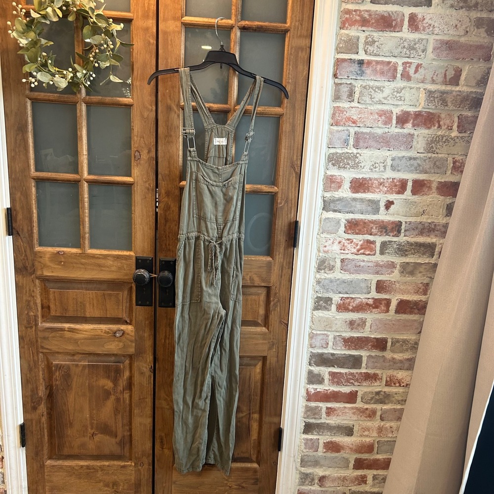 ALTAR'D‎ STATE Jumpsuit Romper XS Olive Green Utility Drawstring